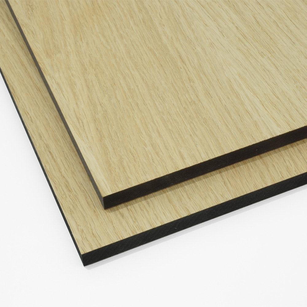 Oak Veneered Black Core MDF 1220x2440  8'x4' Oak Veneered Black Core MDF 1220x2440  8'x4'